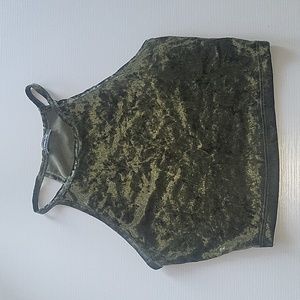 Lovely Day Velvet Crop Top